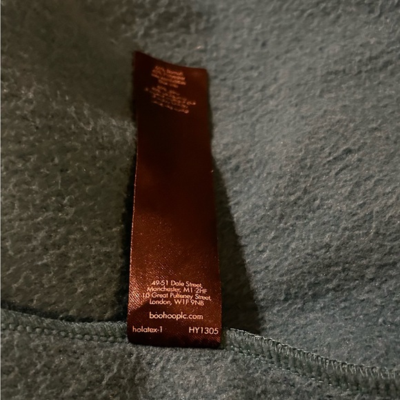 Boohoo Teal Baseball Graphic Sweatshirt - Picture 6 of 8